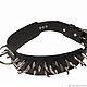 Collars: Leather collar width 5 cm. Dog - Collars. AGAT Galina. My Livemaster. Фото №4