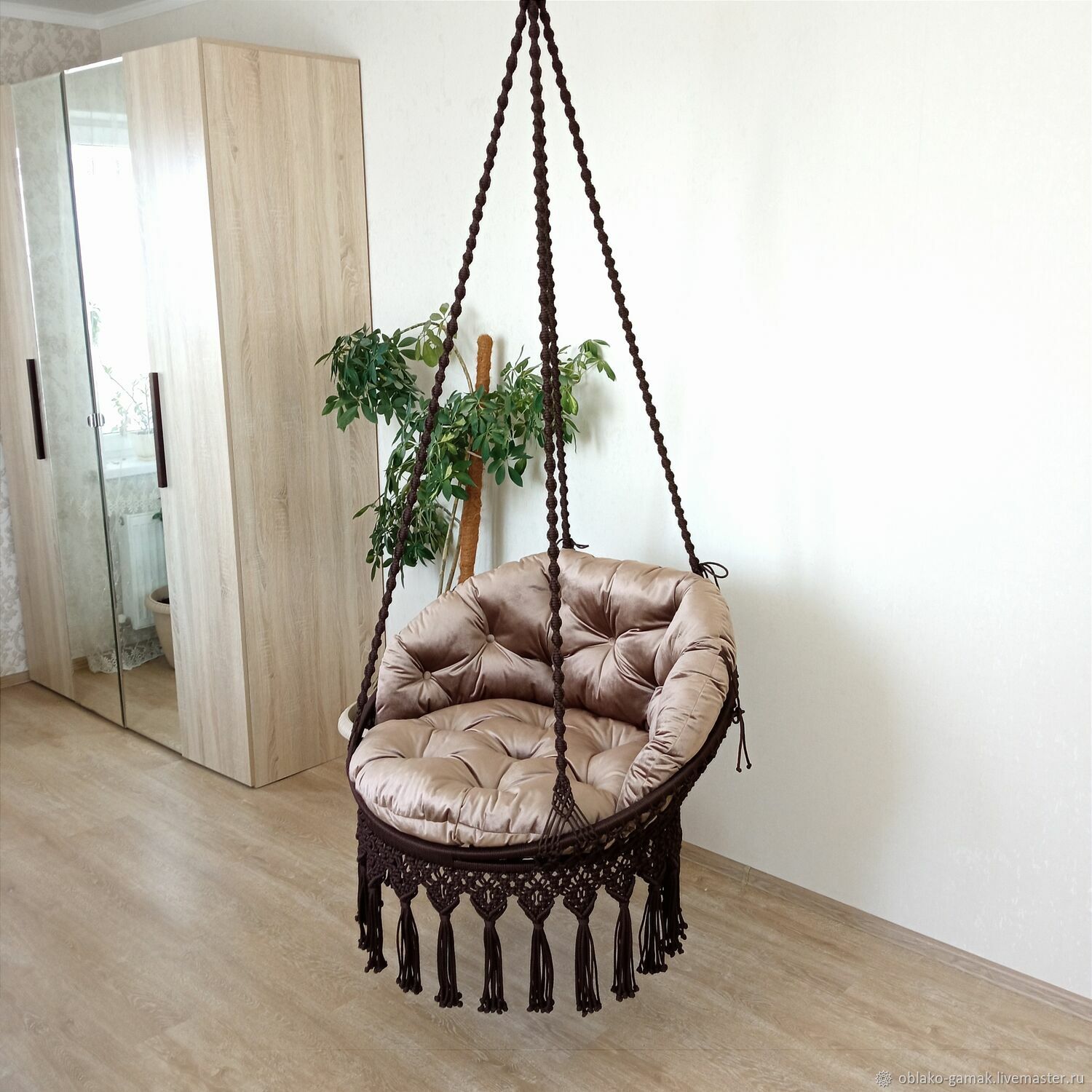 Кресло гамак напольное для дома