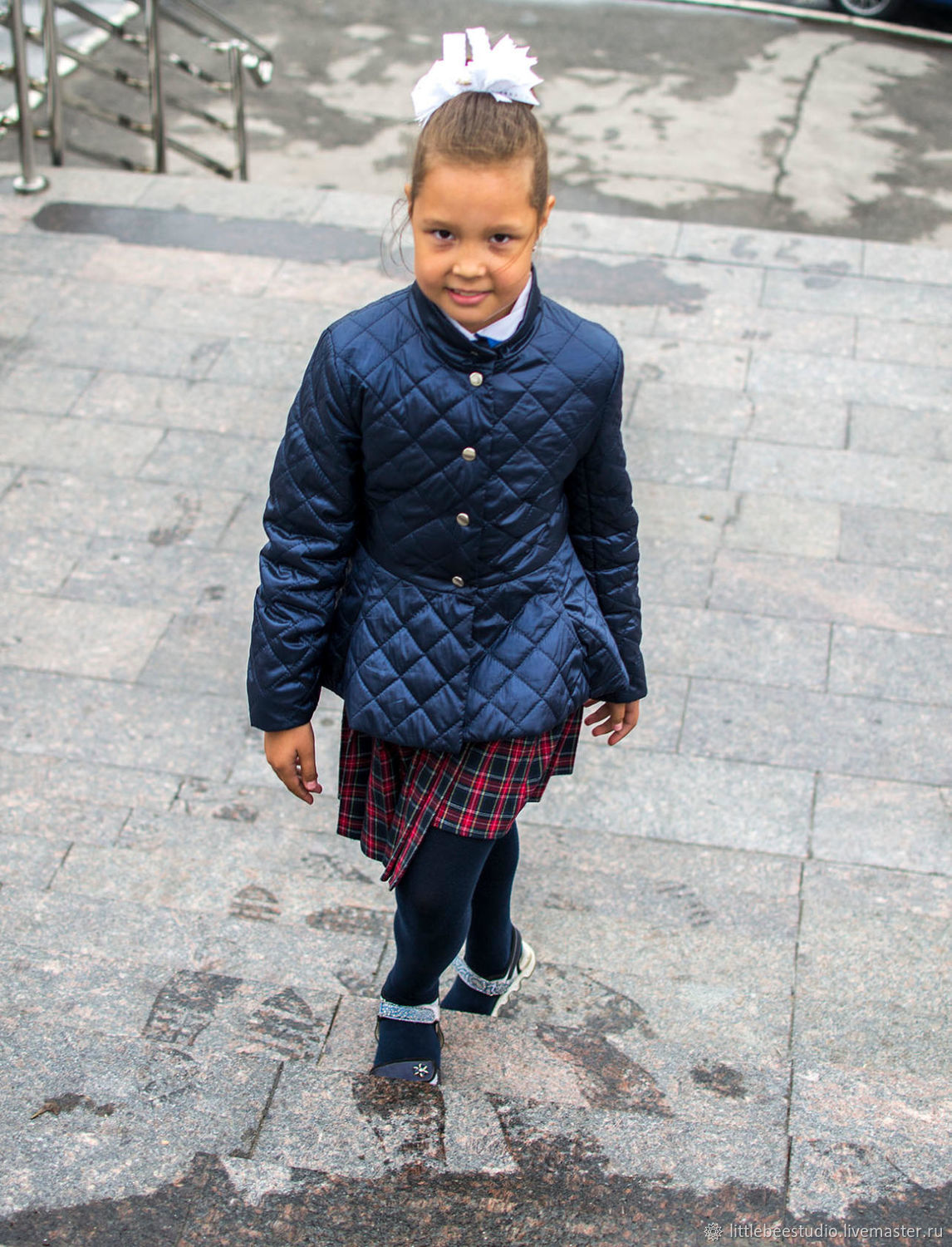 Школьная куртка с баской для девочки, Верхняя одежда детская, Пенза,  Фото №1