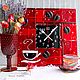 Fusing, coffee and cake glass clock, Watch, Ekaterinburg,  Фото №1