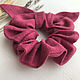 Fabric volumetric berry elastic band for hair. Scrunchy. molinialife. Online shopping on My Livemaster.  Фото №2