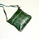 Leather bag green. Crossbody bag. J.P.-Handmade Designer Bags. My Livemaster. Фото №4