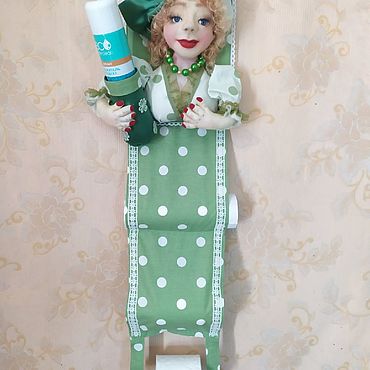 Держатели для туалетной бумаги в виде кукол из полипропилена