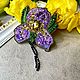 Броши из бисера ручной работы Ирисы (Set of Iris Flowers), Брошь-булавка, Ростов-на-Дону,  Фото №1