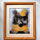 A copy of the product 'Bear Cub with an apple' Wool painting, Pictures, Bryansk,  Фото №1