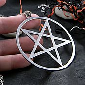 Украшения handmade. Livemaster - original item Pentagram pendant - stainless steel. Handmade.
