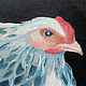 Round Bird oil painting chicken painting with birds. Pictures. Colibri Art - Oil Painting. My Livemaster. Фото №5