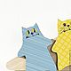 Wooden wall key box 'Colorful cats'. Housekeeper. Sunduk-flo (elf-studia). Online shopping on My Livemaster.  Фото №2