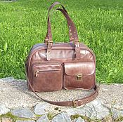 Женская сумка из натуральной замши и текстиля ОЛЬГА