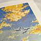 Painting embroidered with a cross Lighthouse on a rock. Pictures. sweet-home11. My Livemaster. Фото №5