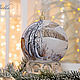 Заказать Ёлочный шар с росписью "Оленёнок". Стекло, 100 мм диаметр. Silver Bells (Надежда). Ярмарка Мастеров. . Елочные игрушки Фото №3
