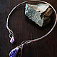 Necklace with amethyst. Necklace. Malino Jewelry. Online shopping on My Livemaster.  Фото №2