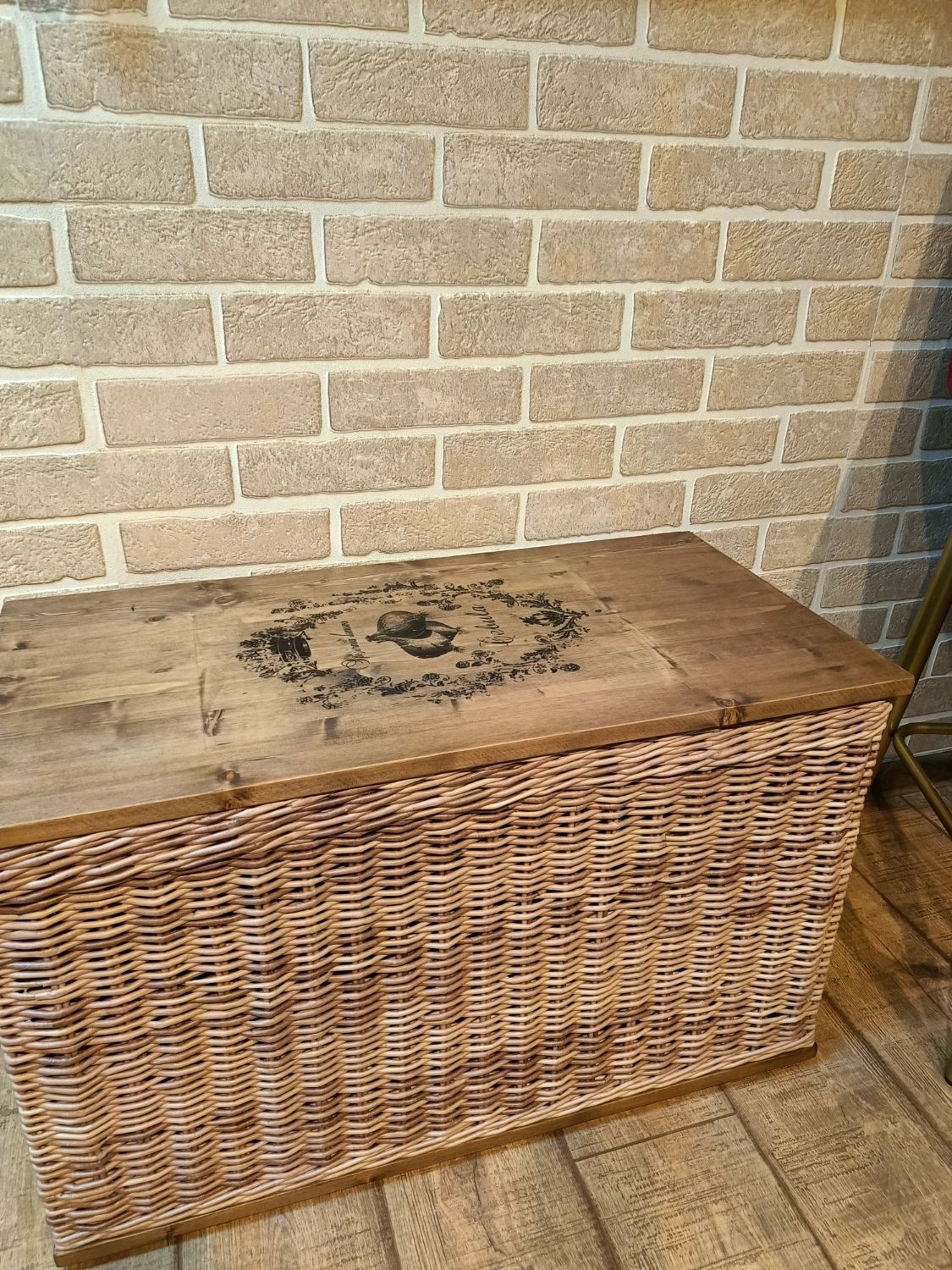 Плетеный сундук с перегородкой в интернет-магазине Ярмарка Мастеров по ...