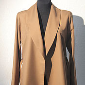 Одежда handmade. Livemaster - original item Jacket jacket with a collar shawl without a clasp. Handmade.