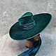 Order 'Emerald' retro velvet hat. Felt Hats Shop. Livemaster. . Hats1 Фото №3