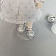 Sandals for doll ob11 color - silver 17mm. Clothes for dolls. Olga Safonova. My Livemaster. Фото №4
