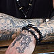 Men's pearl bracelet 10mm beads MIX black pearl 13mm. Bead bracelet. malajemma. Online shopping on My Livemaster.  Фото №2