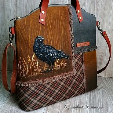 Сумки ручной работы. Ярмарка Мастеров - ручная работа Ворон. Handmade.