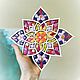 Order The shape for the Mandala Lily mosaic. butikpodarkovv. Livemaster. . Mosaic Фото №3