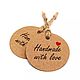 Tag ' Handmade with love», Labels, Izhevsk,  Фото №1