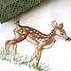 Заказать Скатерть льняная с вышивкой звери на заказ. Лён&Со студия вышивки. Ярмарка Мастеров. . Скатерти Фото №3
