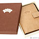 Leather wallet driver 'Boston' (beige). Passport cover. Russian leather Guild. My Livemaster. Фото №6