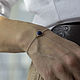 Order Bracelet 'Earth' silver, lapis lazuli. stepan-klimov. Livemaster. . Chain bracelet Фото №3