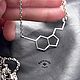 Order Pendant 'Serotonin Molecule' - stainless steel. Borowski store. Livemaster. . Pendant Фото №3