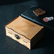 Сувениры и подарки handmade. Livemaster - original item Gift wooden box for glasses (stacks). PK49. Handmade.