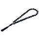 Rosary beads 'Warrior' black stone with moon Davidov With, Rosary, St. Petersburg,  Фото №1