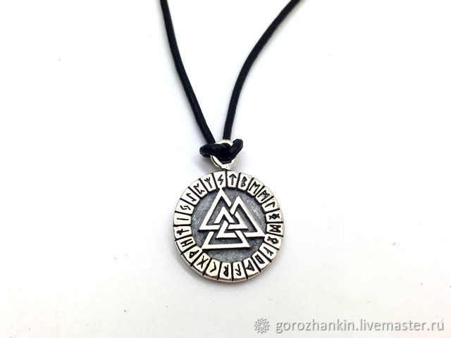 Guardian: Will valknut in future silver, Amulet, Moscow,  Фото №1