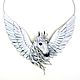 Choker leather ' Pegasus', Necklace, Moscow,  Фото №1