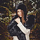 Mink fur hat in black. Hat with ear flaps. Forestfox. Family Fur Atelier. Online shopping on My Livemaster.  Фото №2