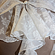 Wedding drape of white
