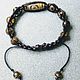 Order A bracelet made of beads JI temple (three-eyed Dzi). zara-troeglazova. Livemaster. . Bead bracelet Фото №3