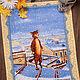 Juego de toallas de estera ' Peter Cats'. Towels. Knitted cozy. Online shopping on My Livemaster.  Фото №2