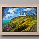 Order Oil painting lighthouse painting thunderstorm seascape sea oil. Colibri Art - Oil Painting. Livemaster. . Pictures Фото №3