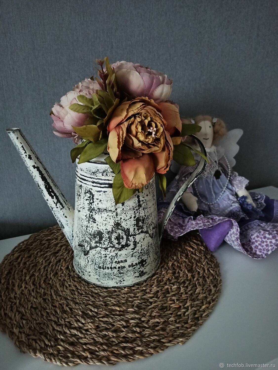 Лейка металлическая Икеа декупаж купить в интернет-магазине Ярмарка ...