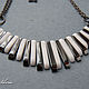 Copy of Necklace of hematite and marble. Necklace. BijouSiberia. My Livemaster. Фото №4