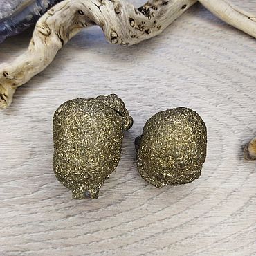 ручной работы. Ярмарка Мастеров - ручная работа ПИРИТ на белемните. Образец натурального камня.. Handmade.