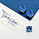 Кристалл квадрат Square Sapphire, 6мм, Tanissa Crystals, СТ321. Кристаллы. Tanissa Hobby (Танисса Хобби). Интернет-магазин Ярмарка Мастеров.  Фото №2