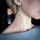 Серьги с аквамарином. Серьги классические. ЖуЖа_jewelry. Интернет-магазин Ярмарка Мастеров.  Фото №2