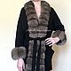 Кардиган из кашемира c соболем. Кардиганы. Polinella Furs Exclusive. Ярмарка Мастеров.  Фото №5
