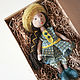 Текстильная кукла в изумрудном платье. Интерьерная кукла. Handsewing.toys (Ирина). Ярмарка Мастеров.  Фото №8