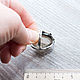 Quartz-rutilated (ring) (1148). Rings. The Precious Casket. My Livemaster. Фото №5