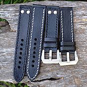 Украшения handmade. Livemaster - original item Leather watchband with buckle. Handmade.