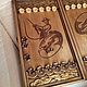 Нарды резные деревянные "Рыбак". Нарды и шашки. ЭлитWOOD. Ярмарка Мастеров.  Фото №5