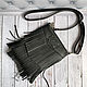 Crossbody bag black with fringe, Crossbody bag, Moscow,  Фото №1