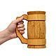 Кружка из дерева. Кружка деревянная для пива 0,7 л. Арт.26002. Кружки и чашки. Антон Витко (lukoshko70). Ярмарка Мастеров.  Фото №4