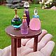 Accessories for dolls - magic bottles and wooden table for miniature. Doll furniture. MiniDom (Irina). Online shopping on My Livemaster.  Фото №2